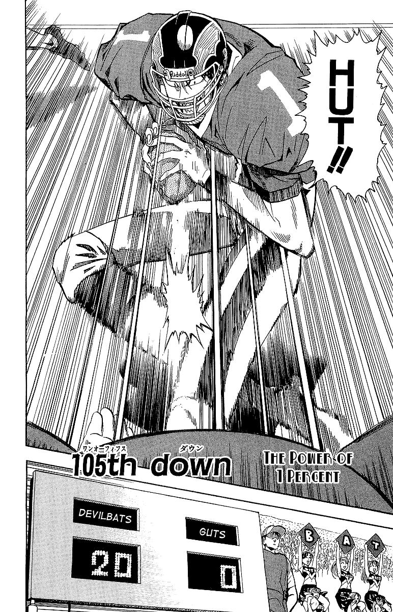 Eyeshield 21 Chapter 105 page 3 - Chapter 105: The Power of 1 Percent