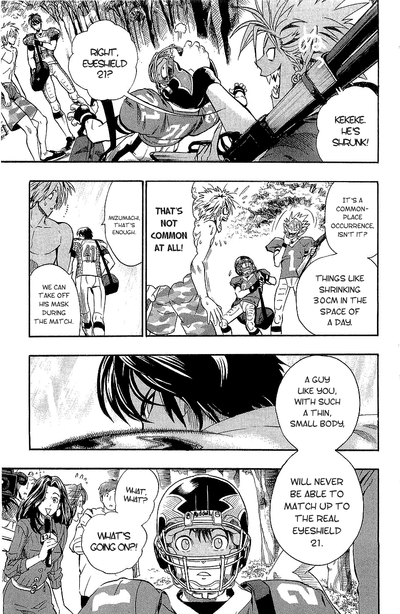 Eyeshield 21 Chapter 108 page 4 - Chapter 108: The Real Body
