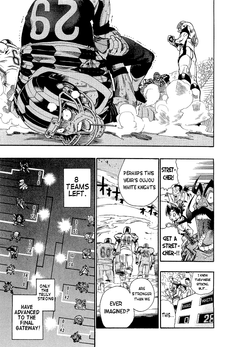 Eyeshield 21 Chapter 111 page 4 - Chapter 111: World of the Quarter Finals