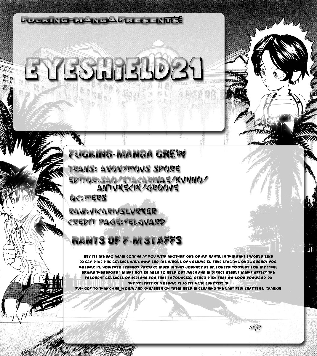 Eyeshield 21 Chapter 113 page 1 - Chapter 113: Iron First