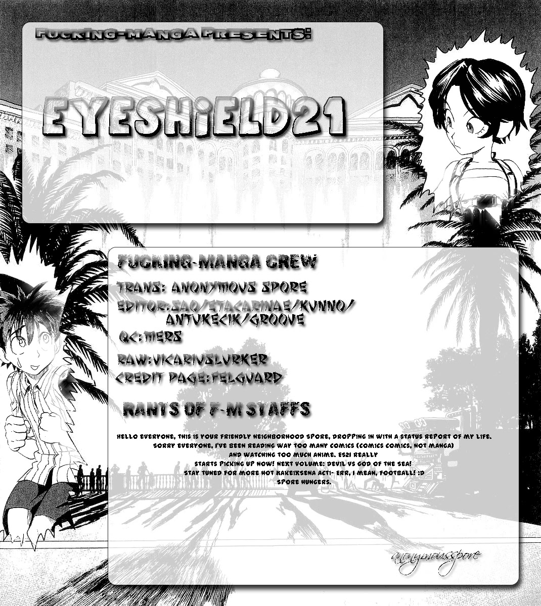 Eyeshield 21 Chapter 114 page 1 - Chapter 114: Fight On! Sumo Tournament