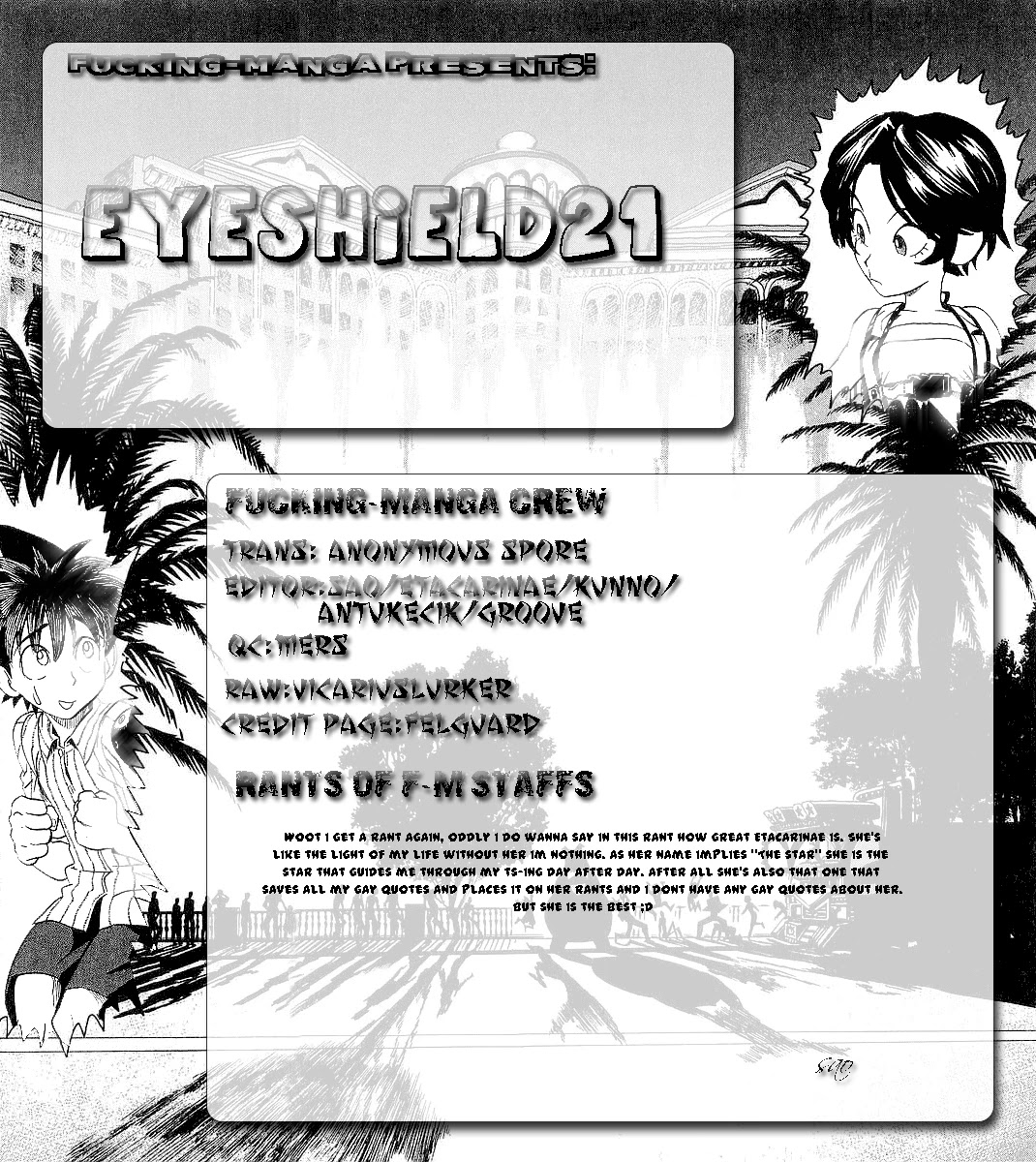 Eyeshield 21 Chapter 116 page 1 - Chapter 116: Devil Vs God of the Sea