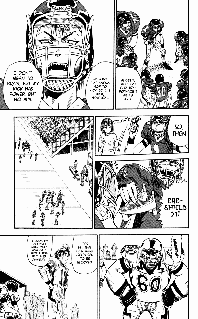 Eyeshield 21 Chapter 12 page 11 - Chapter 12: Lucky Punch