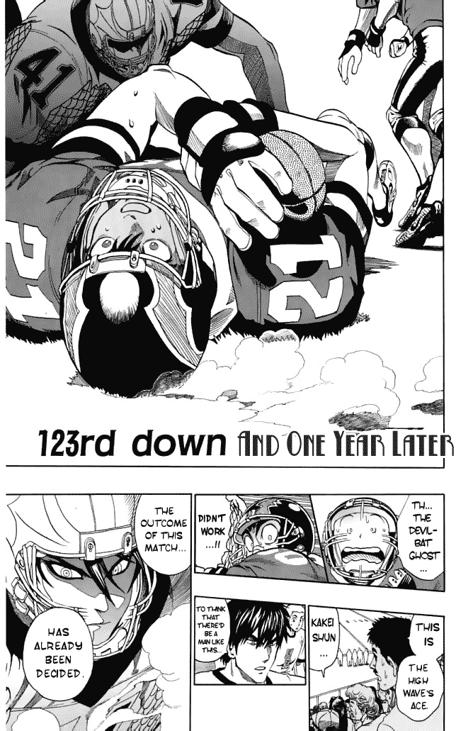 Eyeshield 21 Chapter 123 page 2 - Chapter 123: And One Year Later