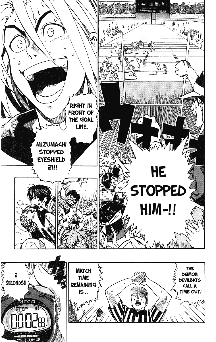 Eyeshield 21 Chapter 126 page 3 - Chapter 126: Last Flame