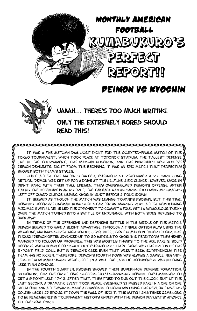 Eyeshield 21 Chapter 127 page 19 - Chapter 127: Rookie Ace