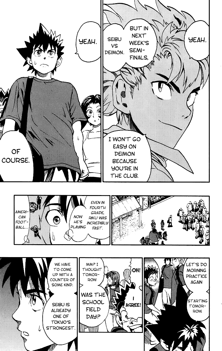 Eyeshield 21 Chapter 128 page 13 - Chapter 128: Master of Quickness