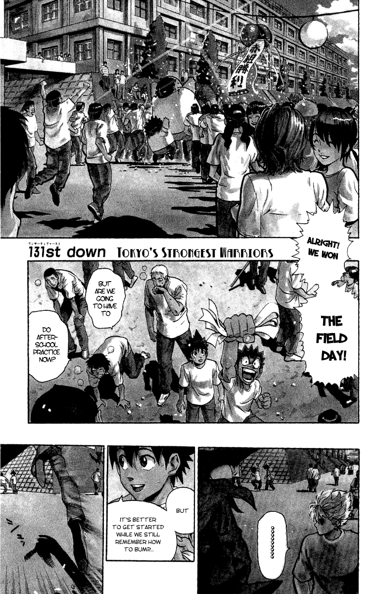 Eyeshield 21 Chapter 131 page 2 - Chapter 131: Tokyo's Strongest Warriors