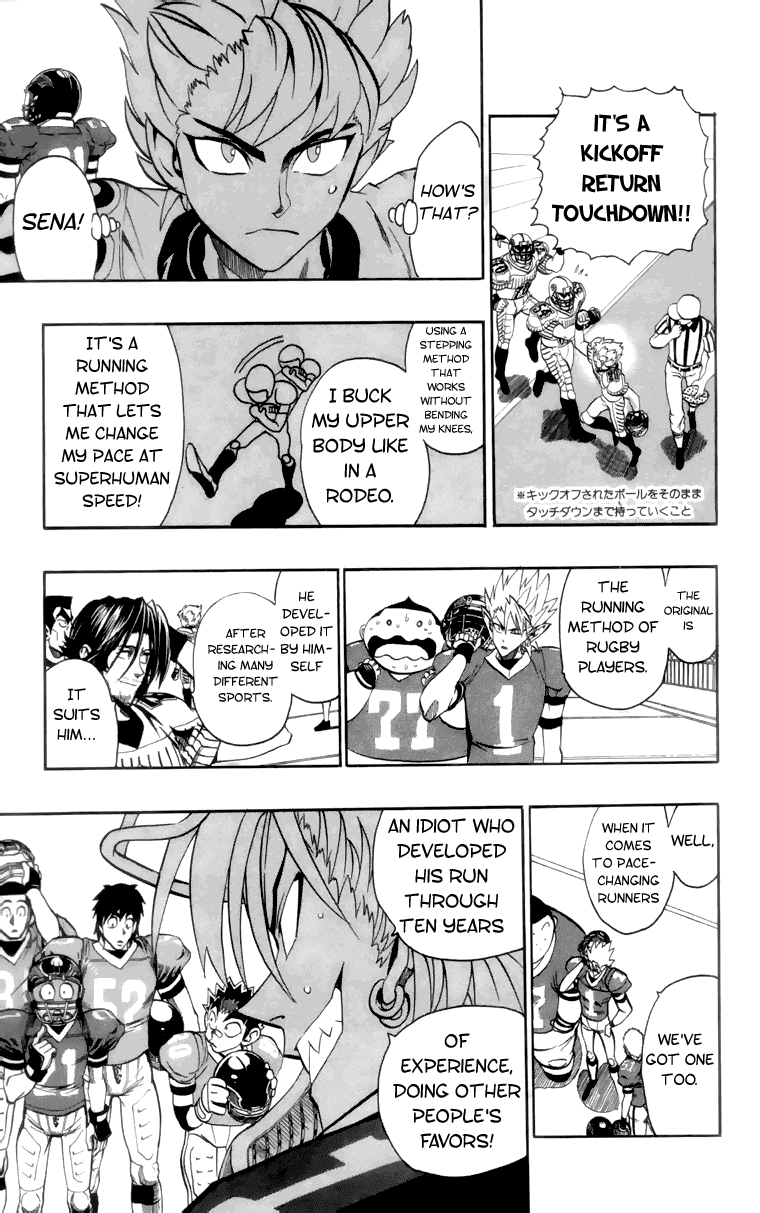 Eyeshield 21 Chapter 134 page 15 - Chapter 134: Jetcoaster Game