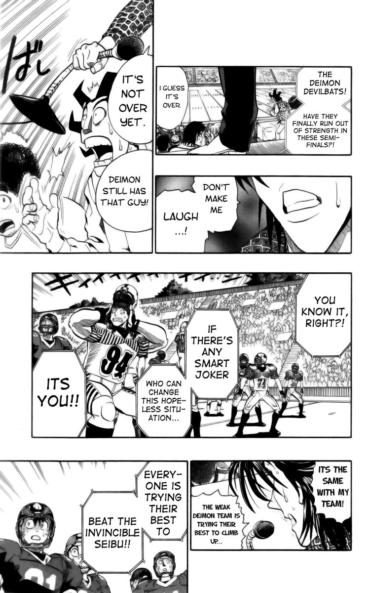 Eyeshield 21 Chapter 139 page 15 - Chapter 139: Rapid Fire Brain
