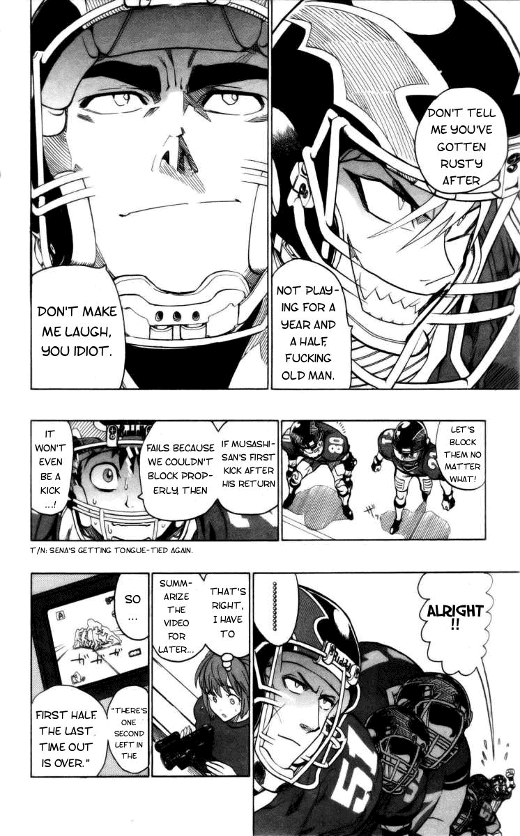 Eyeshield 21 Chapter 141 page 14 - Chapter 141: The Dawn of a Time Out