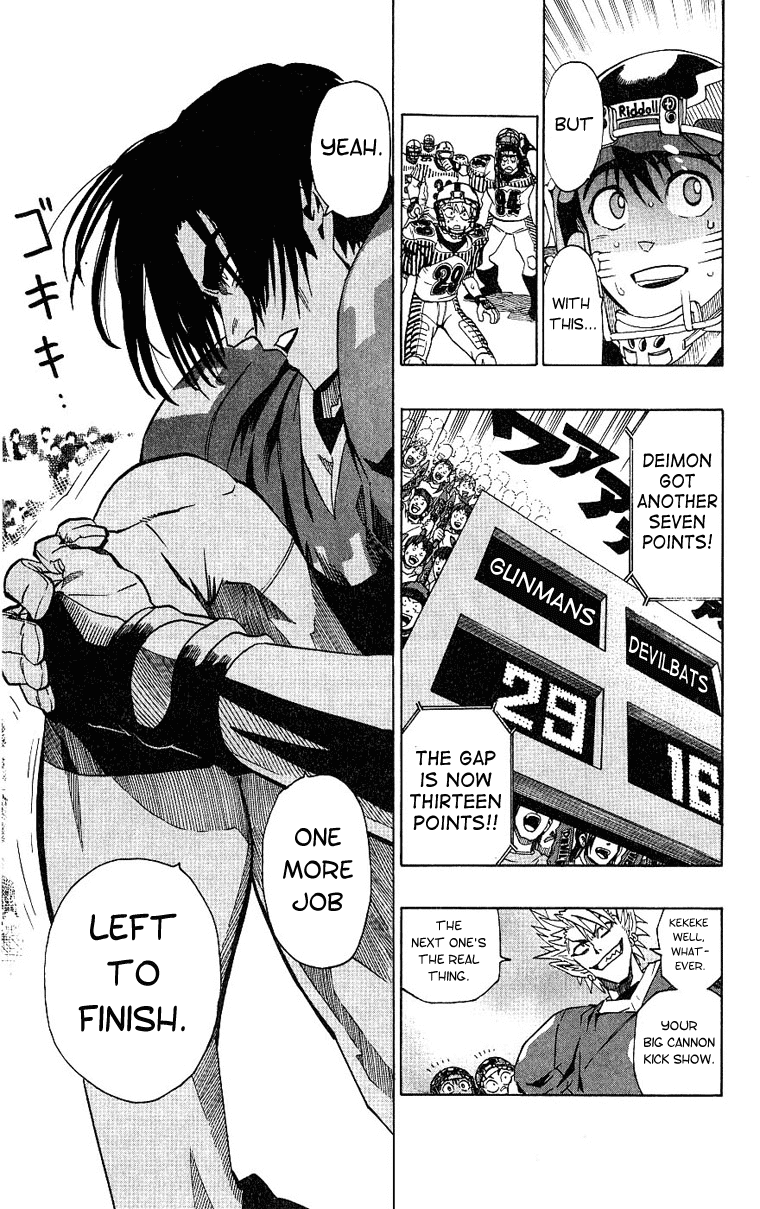 Eyeshield 21 Chapter 144 page 4 - Chapter 144: Devilbats' Big Cannon
