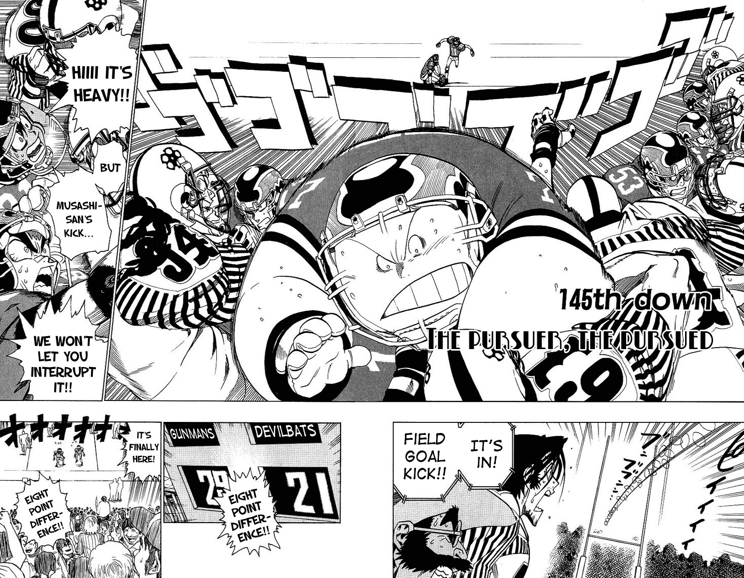 Eyeshield 21 Chapter 145 page 3 - Chapter 145: The Pursuer, the Pursued