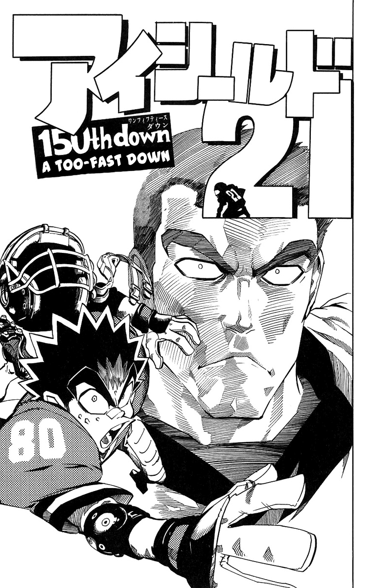 Eyeshield 21 Chapter 150 page 2 - Chapter 150: A Too-Fast Down