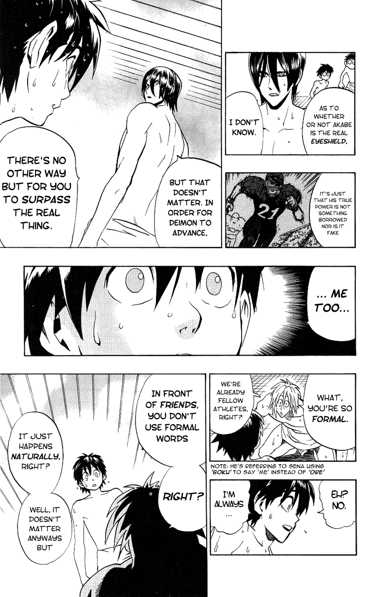 Eyeshield 21 Chapter 153 page 17 - Chapter 153: The Naked Ability