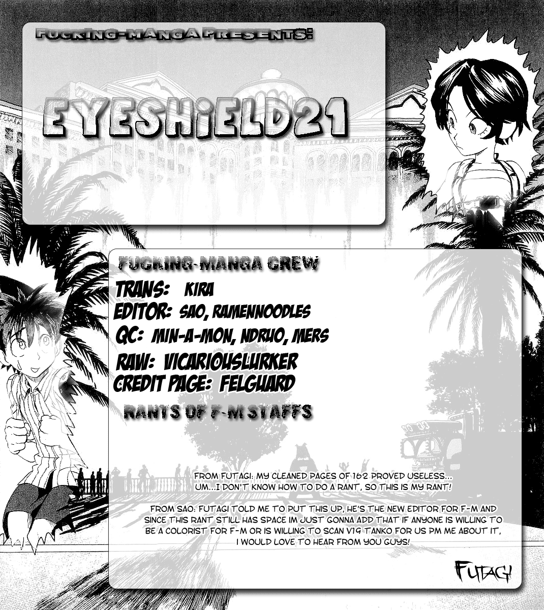 Eyeshield 21 Chapter 154 page 1 - Chapter 154: Kobayakawa Sena