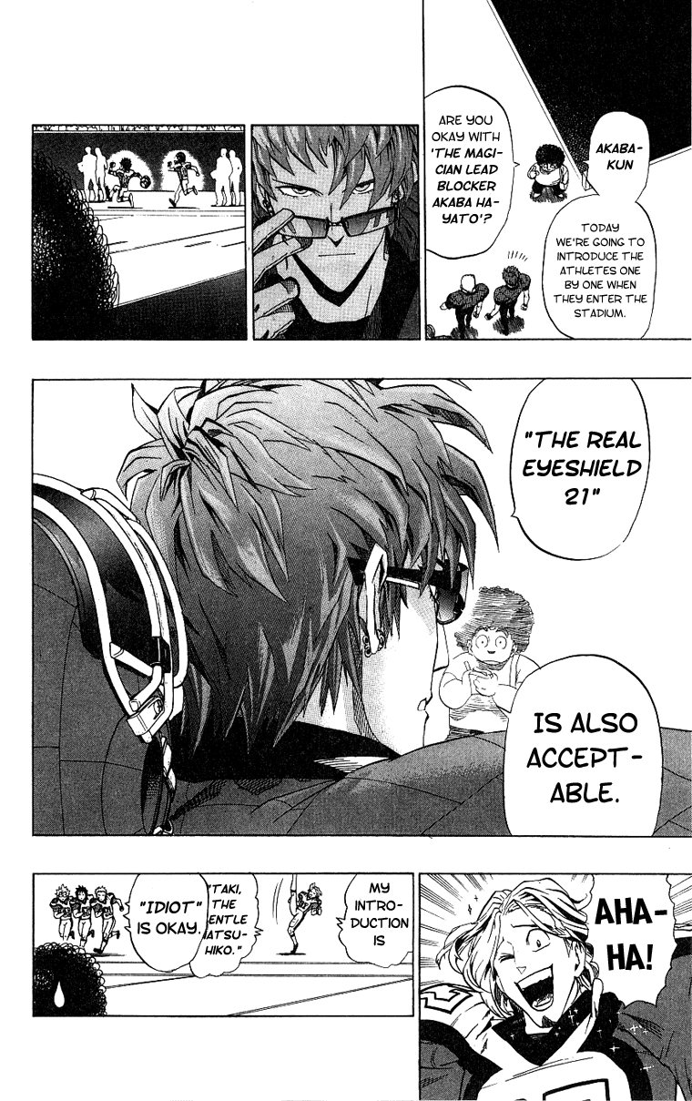Eyeshield 21 Chapter 154 page 12 - Chapter 154: Kobayakawa Sena