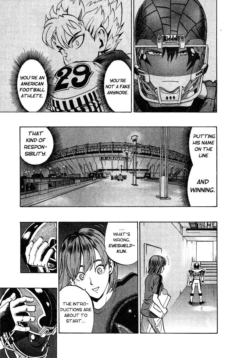Eyeshield 21 Chapter 154 page 15 - Chapter 154: Kobayakawa Sena