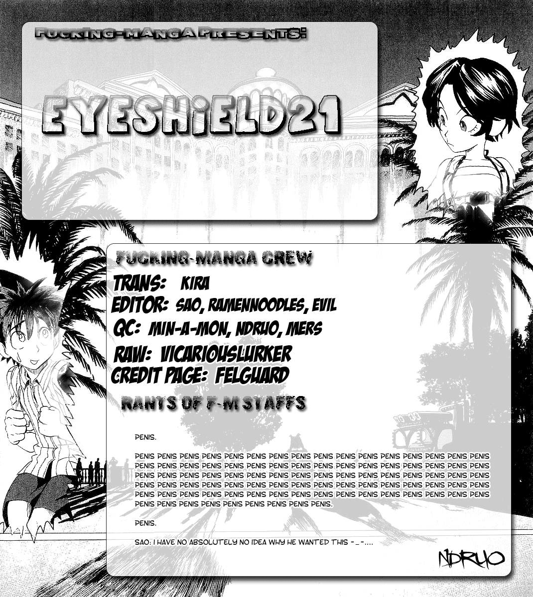 Eyeshield 21 Chapter 159 page 1 - Chapter 159: Akaba Hayato & Sasaki Koutarou
