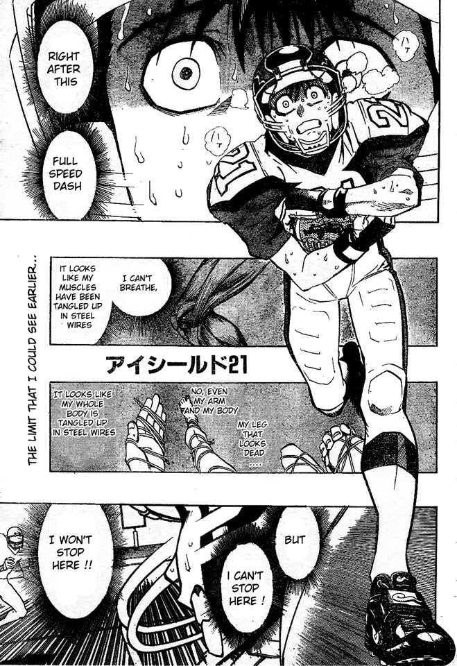 Eyeshield 21 Chapter 165 page 1 - Chapter 165: Towards the Shining Light