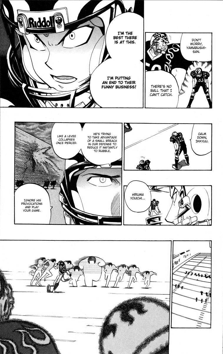 Eyeshield 21 Chapter 182 page 8 - Chapter 182: Hiruma vs. Kongo Siblings