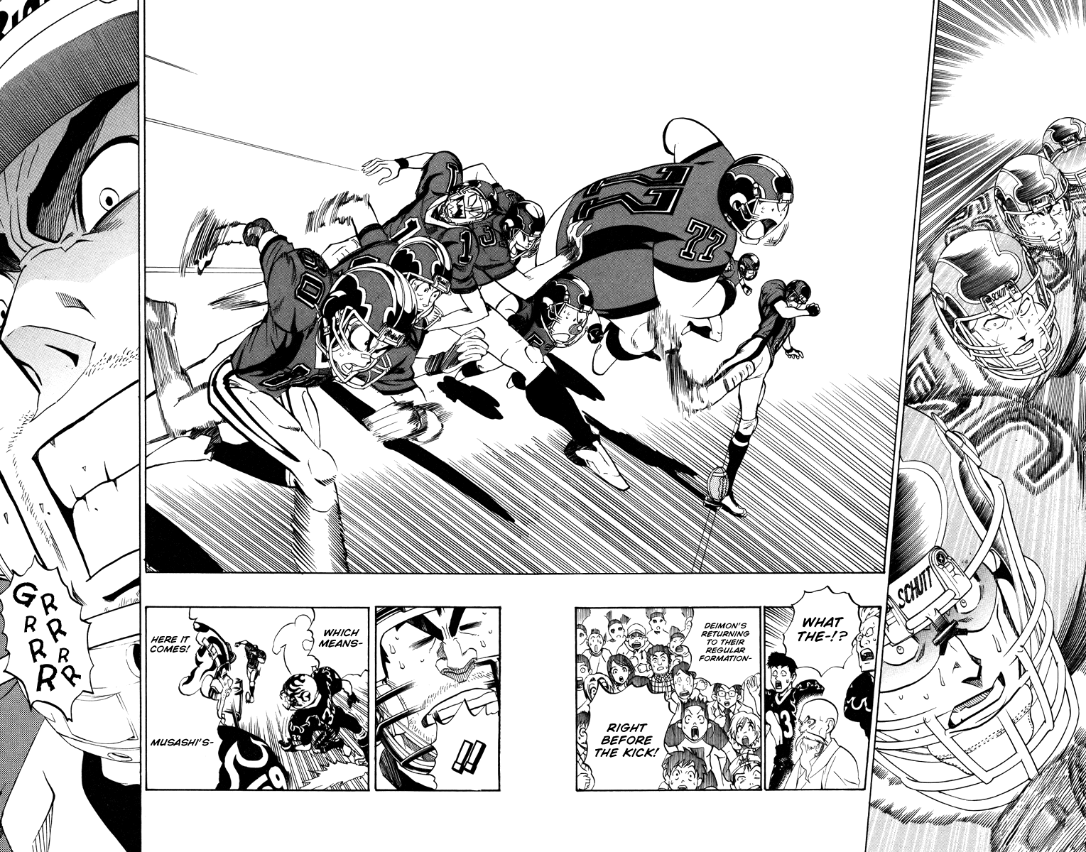 Eyeshield 21 Chapter 182 page 9 - Chapter 182: Hiruma vs. Kongo Siblings