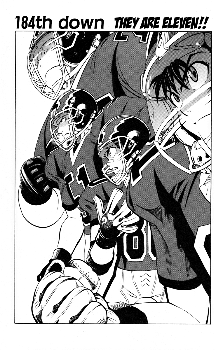 Eyeshield 21 Chapter 184 page 2 - Chapter 184: There are 11!