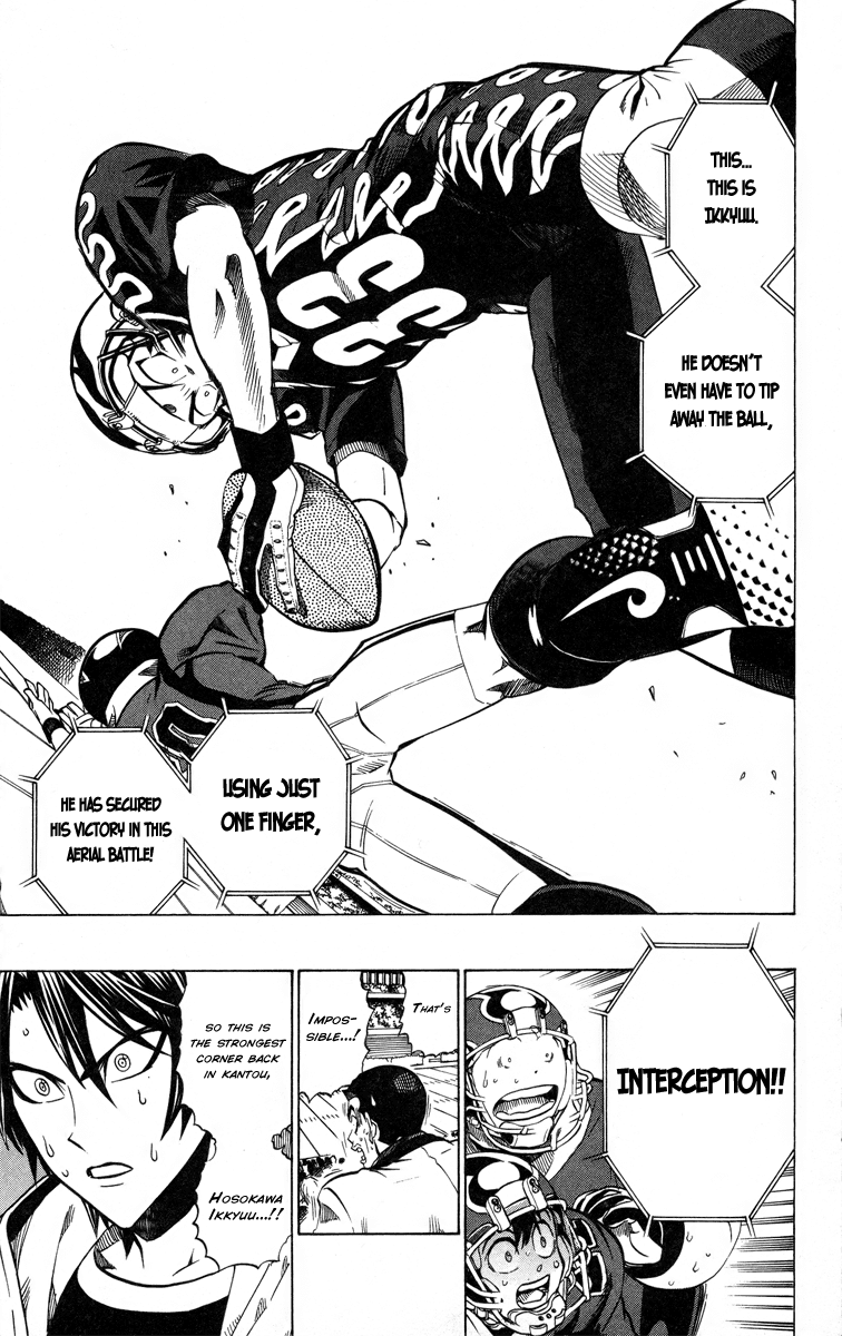 Eyeshield 21 Chapter 188 page 19 - Chapter 188: Momentary Arial Battle
