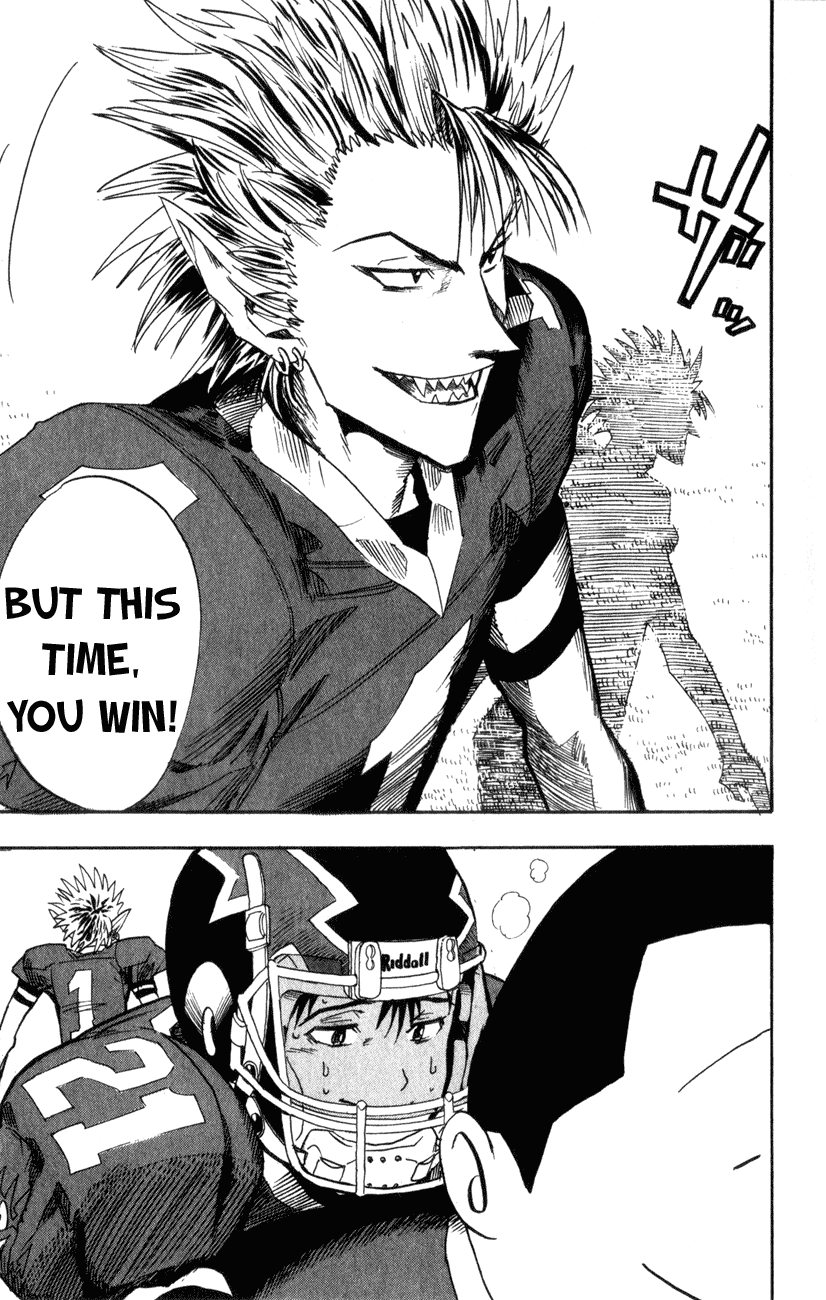 Eyeshield 21 Chapter 19 page 3 - Chapter 19: Failure, and Beginning