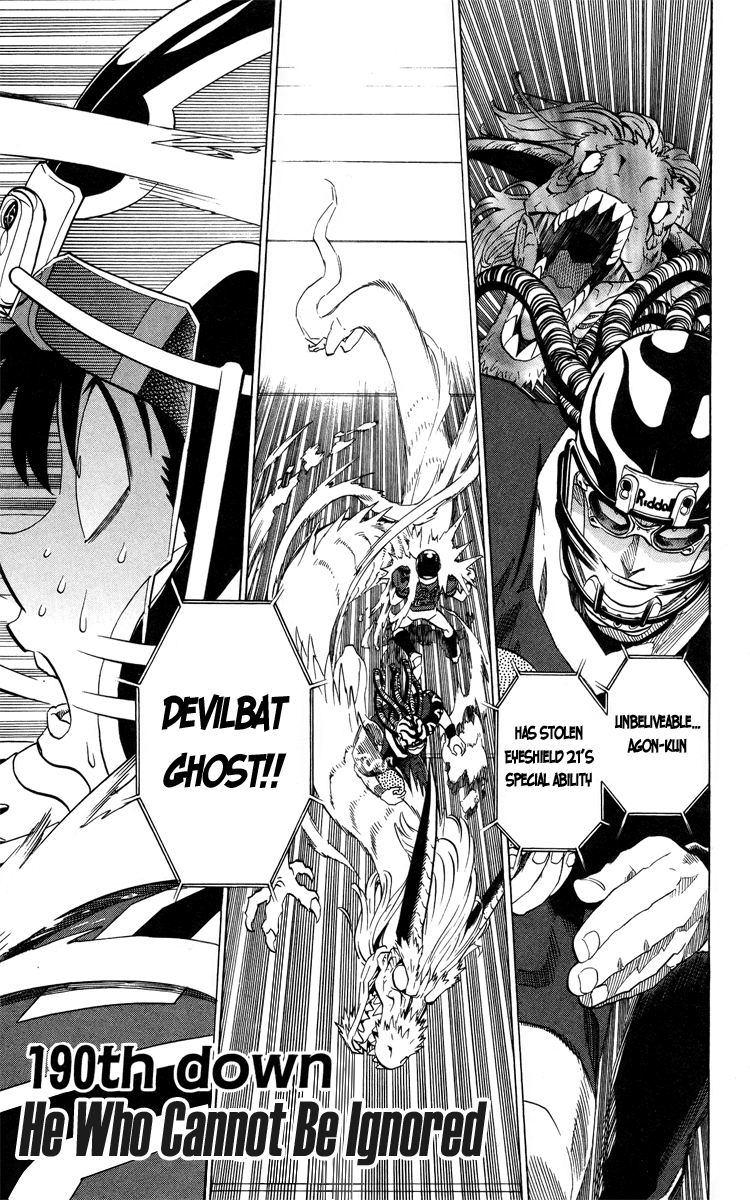 Eyeshield 21 Chapter 190 page 2 - Chapter 190: The Man that can't be Ignored