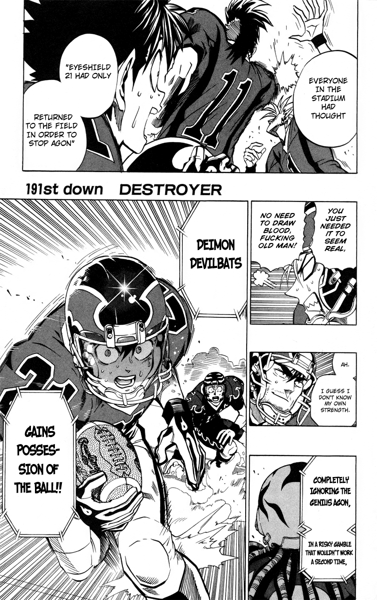 Eyeshield 21 Chapter 191 page 2 - Chapter 191: Destroyer