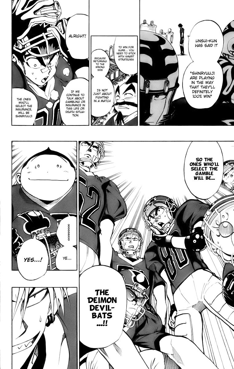 Eyeshield 21 Chapter 198 page 15 - Chapter 198: A Huddle with no Answer
