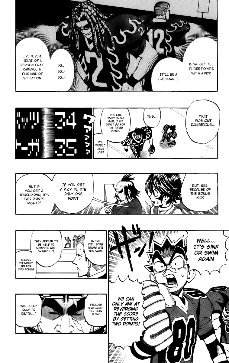 Eyeshield 21 Chapter 198 page 8 - Chapter 198: A Huddle with no Answer