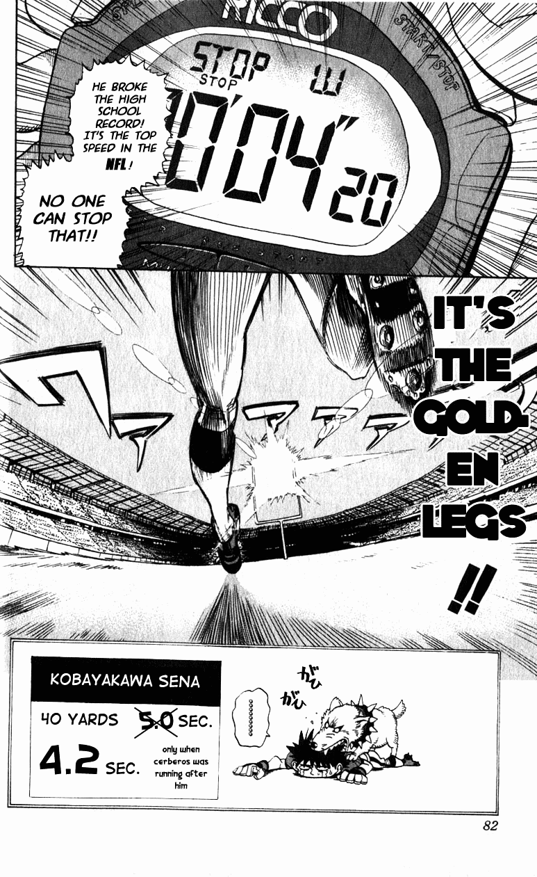 Eyeshield 21 Chapter 2 page 18 - Chapter 2: 5 Seconds Wall