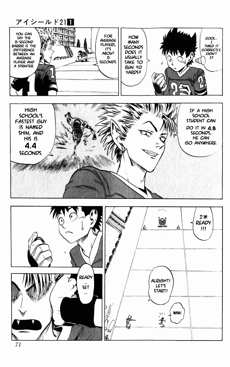 Eyeshield 21 Chapter 2 page 8 - Chapter 2: 5 Seconds Wall
