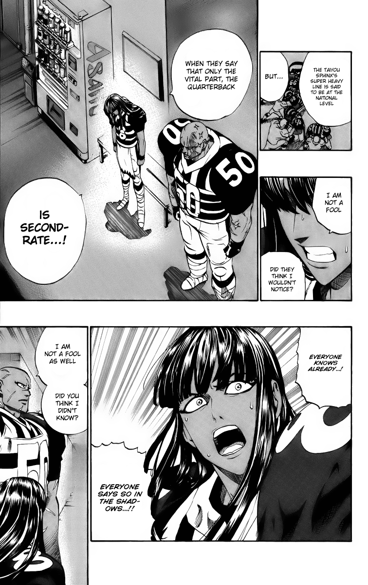 Eyeshield 21 Chapter 201 page 12 - Chapter 201: The Ancient Civilization vs. the Ancient Creatures