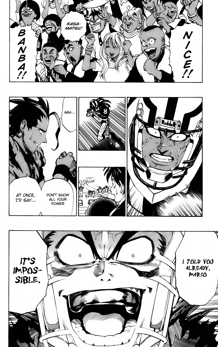 Eyeshield 21 Chapter 201 page 17 - Chapter 201: The Ancient Civilization vs. the Ancient Creatures