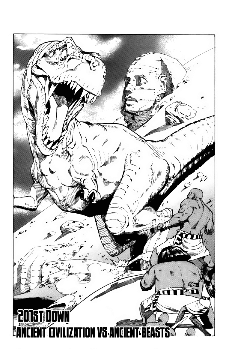Eyeshield 21 Chapter 201 page 2 - Chapter 201: The Ancient Civilization vs. the Ancient Creatures