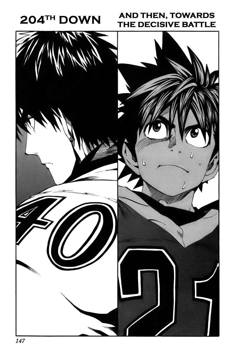 Eyeshield 21 Chapter 204 page 1 - Chapter 204: And Towards the Decisive Game