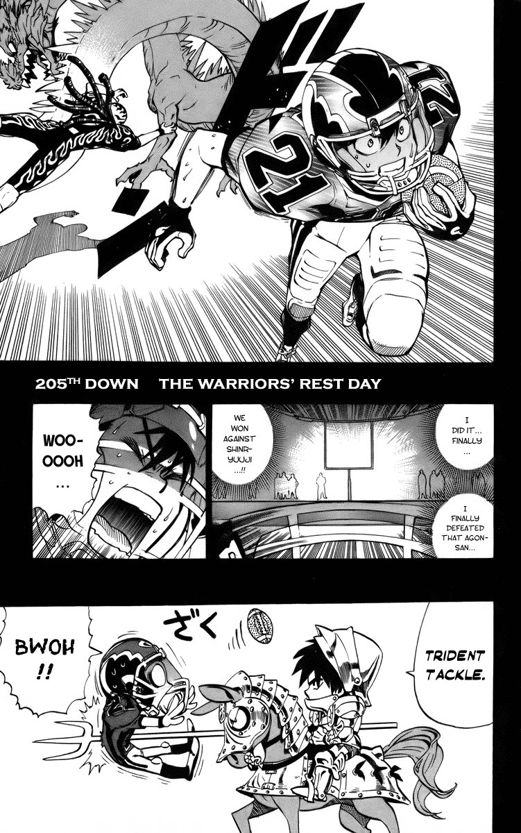 Eyeshield 21 Chapter 205 page 1 - Chapter 205: The Player's Sabbath