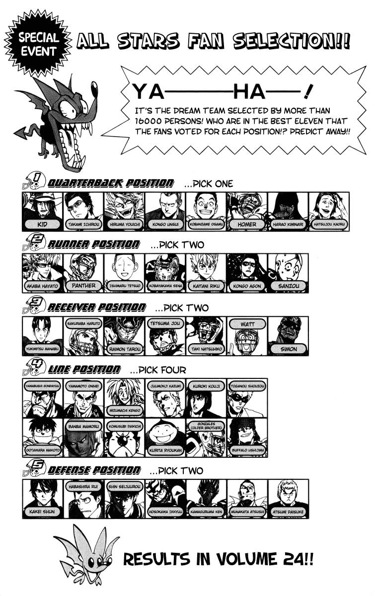 Eyeshield 21 Chapter 205 page 22 - Chapter 205: The Player's Sabbath