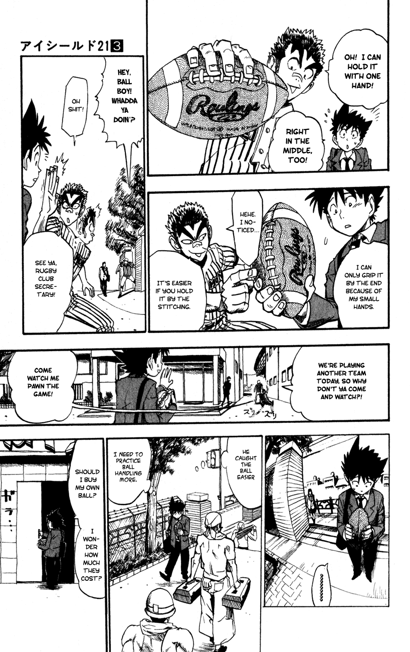 Eyeshield 21 Chapter 21 page 11 - Chapter 21: The Name's The Deimon Devil Bats
