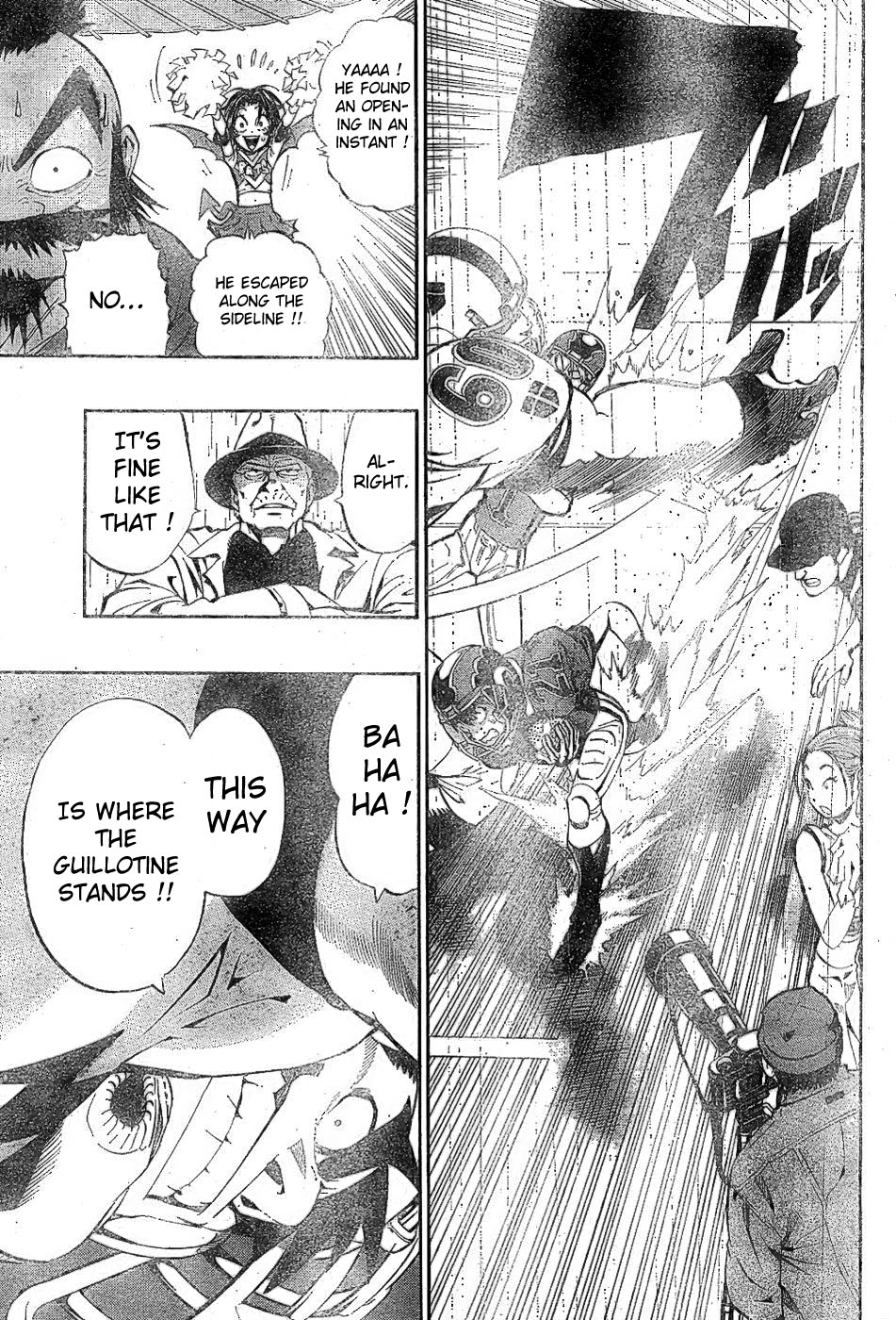 Eyeshield 21 Chapter 210 page 18 - Chapter 210: The Fanfare Outbreak of the War