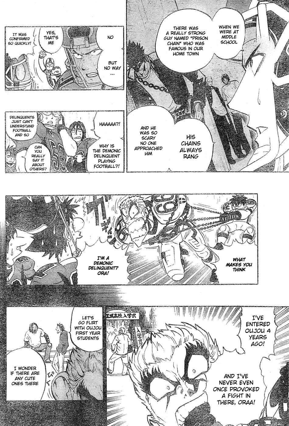 Eyeshield 21 Chapter 211 page 12 - Chapter 211: Presentation of Anger