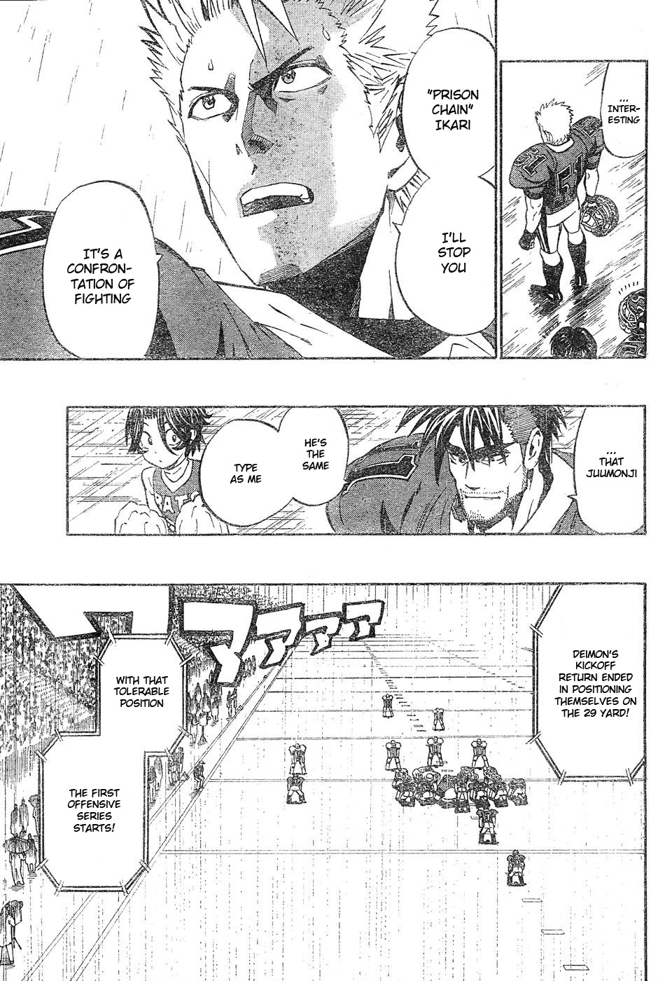 Eyeshield 21 Chapter 211 page 15 - Chapter 211: Presentation of Anger