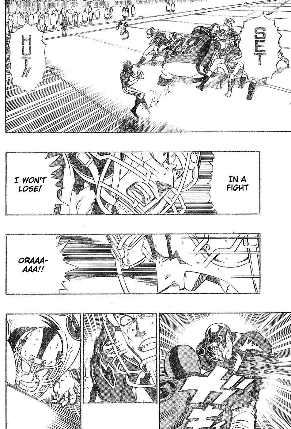 Eyeshield 21 Chapter 211 page 16 - Chapter 211: Presentation of Anger