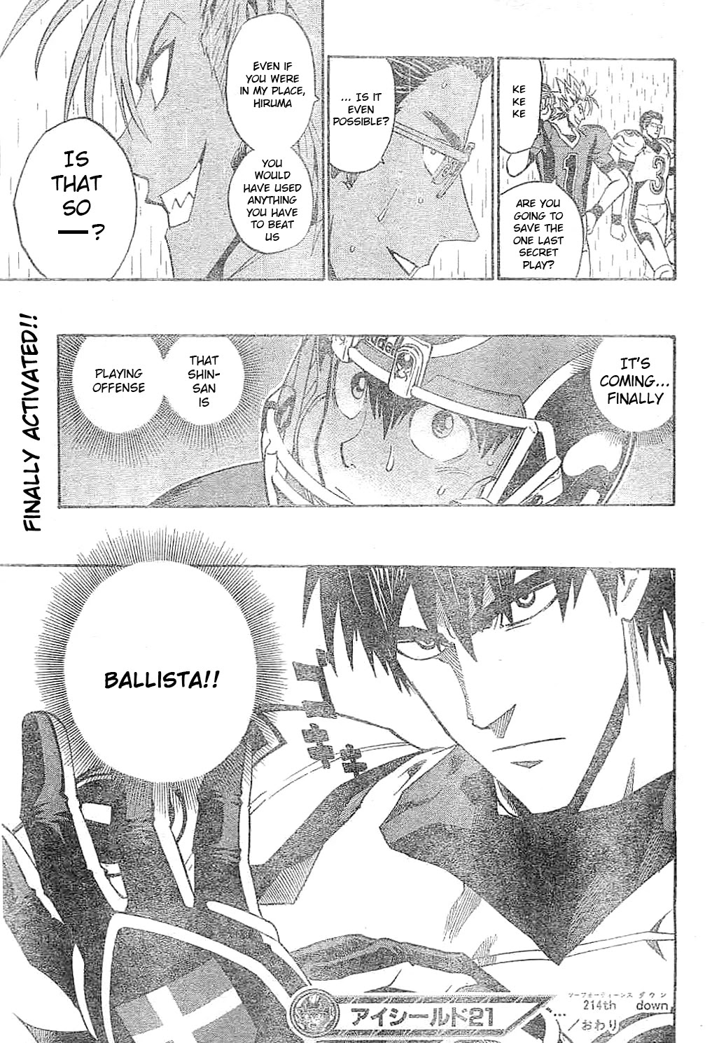 Eyeshield 21 Chapter 214 page 17 - Chapter 214: The World of 3 People