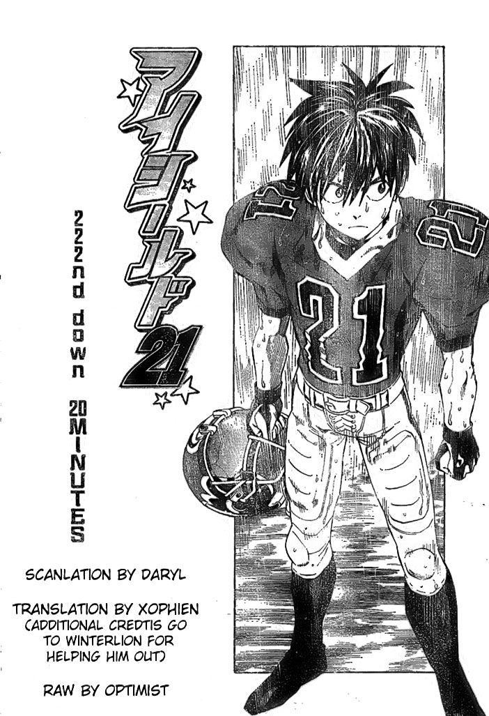Eyeshield 21 Chapter 222 page 4 - Chapter 222: 20 Minutes