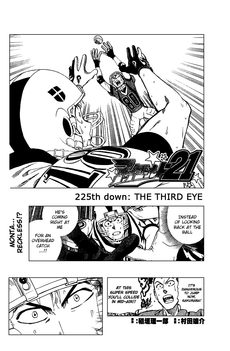 Eyeshield 21 Chapter 225 page 2 - Chapter 225: The Third Eye