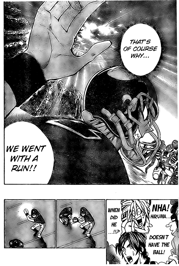 Eyeshield 21 Chapter 229 page 16 - Chapter 229: Hand-to-Hand Ball Game